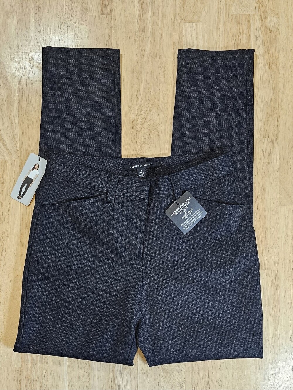 Andrew Marc Women's Grey Dress Pants